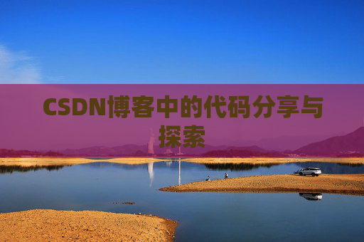 CSDN博客中的代码分享与探索